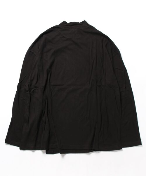 ADANS(アダンス)の「ADANS/アダンス/MOCK NECK LONG SLEEVE(Tシャツ/カットソー・メンズ・ブラック/ホワイト・L/M)」の3枚目の写真