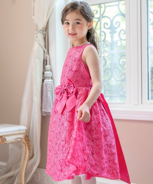 【ne Quittez pas】マリーゴールドキッズSドレス　親子リンクコーデも ne Quittez pas】マリーゴールドキッズSドレス 親子リンクコーデ