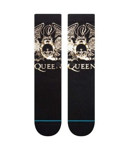 STANCE（スタンス）の「STANCE/スタンス ソックス QUEEN(クイーン)コラボモデル GOLDEN A545C23GOL（ソックス/靴下・メンズ・ブラック・L）」の2枚目の写真