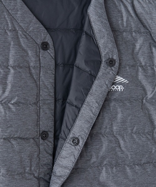 OUTDOOR PRODUCTS（アウトドアプロダクツ）の「【OUTDOOR PRODUCTS/アウトドアプロダクツ】インナーダウンベスト　洗濯可能　撥水　抗菌　防臭　静電防止　防風　透湿機能　パッカブル仕様（ダウンベスト・メンズ・チャコールグレー/ブラック・X-LARGE/LARGE/MEDIUM）」の7枚目の写真