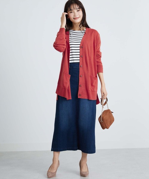 BELLUNA PLUS(ベルーナ)の「ふんわりカシミヤタッチニットカーディガン(カーディガン/ボレロ・レディース・コーラル/ブラック/ブルー/アイボリー・MEDIUM/X-LARGE/LARGE)」の22枚目の写真