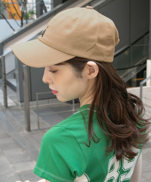ALAND（エーランド）の「【UNISEX】ALAND／シシュウロゴCAP 2974261（キャップ・レディース・ブラック/ベージュ/ブルー/ネイビー・ONE SIZE/FREE）」の7枚目の写真