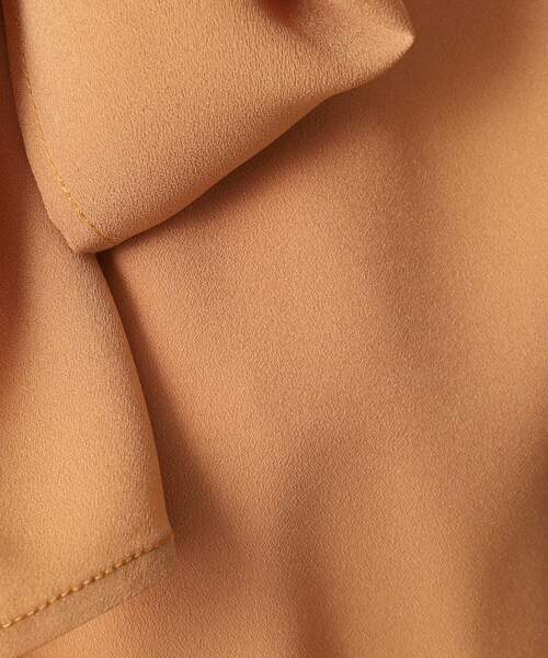 grove（グローブ）の「◆アレンジ自由自在！トレンドボウタイブラウス（シャツ/ブラウス・レディース・オフホワイト/ドット/キャメル・02/03/01/05/04）」の10枚目の写真