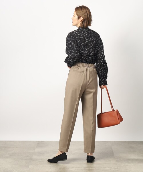 grove（グローブ）の「◆アレンジ自由自在！トレンドボウタイブラウス（シャツ/ブラウス・レディース・オフホワイト/ドット/キャメル・02/03/01/05/04）」の13枚目の写真