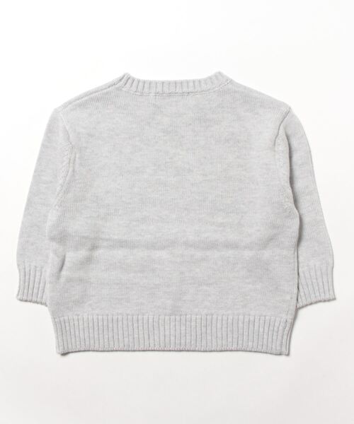 XLARGE KIDS（エクストララージキッズ）の「ボックスゴリラニットジャガードプルオーバー（ニット/セーター・キッズ・ブラック/トップグレー・140cm/130cm/110cm/120cm/100cm/90cm/80ｃｍ）」の3枚目の写真