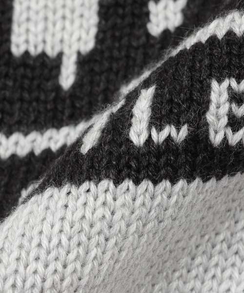 XLARGE KIDS（エクストララージキッズ）の「ボックスゴリラニットジャガードプルオーバー（ニット/セーター・キッズ・ブラック/トップグレー・140cm/130cm/110cm/120cm/100cm/90cm/80ｃｍ）」の9枚目の写真