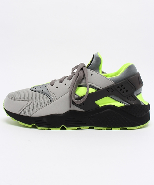 ◇ NIKE ナイキ 318429-305 AIR HUARACHE エアー ハラチ スニーカー シューズ 27cm グレー イエロー # 1002797364173 AIR HUARACHE - スニーカーショップSKIT