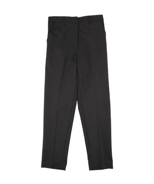coca(coca)(コカ)の「起毛ツイルセンタープレステーパードパンツ(スラックス・レディース・ブラック/アイボリー・L/M)」の12枚目の写真