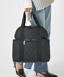新品同様☆LeSportsac　ウェイビーデボスブラック2wayバッグ LeSportsac 2WAY ショルダー ナイロントート マザーズバッグ