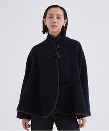 【TELMA/テルマ】Circular Wool Jacket/サーキュラーウールジャケット/ケープコート