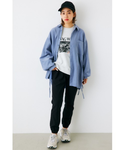 RODEO CROWNS WIDE BOWL（ロデオクラウンズワイドボウル）の「DREAMSTRETCH WARM EASYJOGPANTS（その他パンツ・レディース・ライトベージュ/ブラック/カーキ/ブルー/パープル・SMALL/MEDIUM）」の6枚目の写真