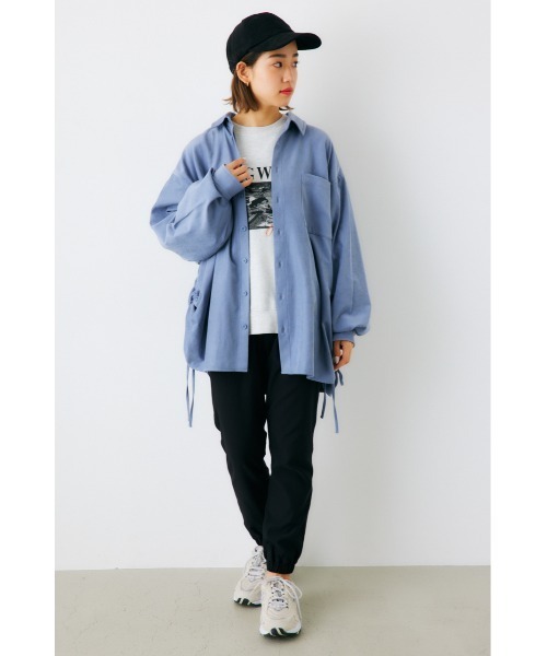 RODEO CROWNS WIDE BOWL（ロデオクラウンズワイドボウル）の「DREAMSTRETCH WARM EASYJOGPANTS（その他パンツ・レディース・ライトベージュ/ブラック/カーキ/ブルー/パープル・SMALL/MEDIUM）」の7枚目の写真