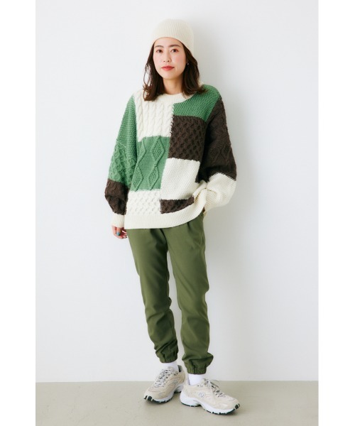 RODEO CROWNS WIDE BOWL（ロデオクラウンズワイドボウル）の「DREAMSTRETCH WARM EASYJOGPANTS（その他パンツ・レディース・ライトベージュ/ブラック/カーキ/ブルー/パープル・SMALL/MEDIUM）」の11枚目の写真