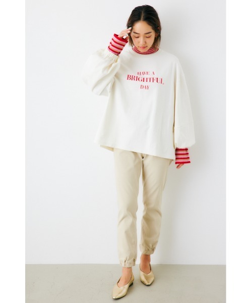 RODEO CROWNS WIDE BOWL（ロデオクラウンズワイドボウル）の「DREAMSTRETCH WARM EASYJOGPANTS（その他パンツ・レディース・ライトベージュ/ブラック/カーキ/ブルー/パープル・SMALL/MEDIUM）」の13枚目の写真