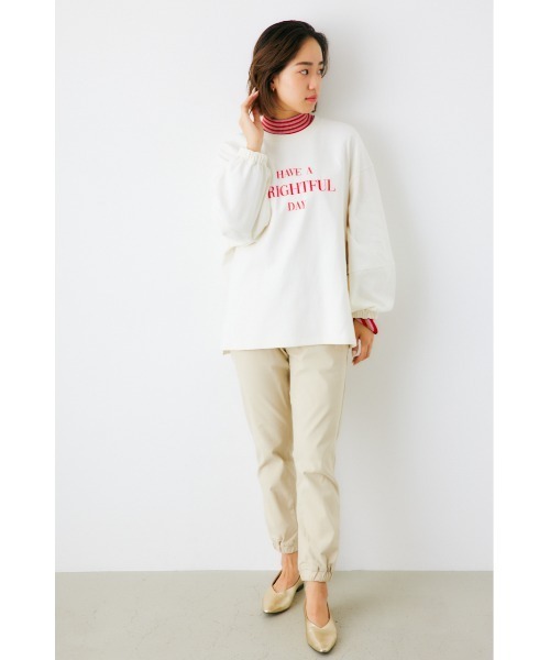 RODEO CROWNS WIDE BOWL（ロデオクラウンズワイドボウル）の「DREAMSTRETCH WARM EASYJOGPANTS（その他パンツ・レディース・ライトベージュ/ブラック/カーキ/ブルー/パープル・SMALL/MEDIUM）」の14枚目の写真