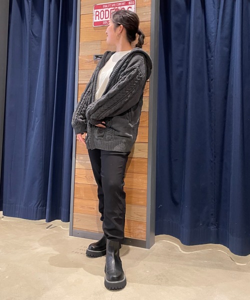 RODEO CROWNS WIDE BOWL（ロデオクラウンズワイドボウル）の「DREAMSTRETCH WARM EASYJOGPANTS（その他パンツ・レディース・ライトベージュ/ブラック/カーキ/ブルー/パープル・SMALL/MEDIUM）」の20枚目の写真