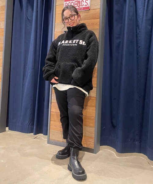 RODEO CROWNS WIDE BOWL（ロデオクラウンズワイドボウル）の「DREAMSTRETCH WARM EASYJOGPANTS（その他パンツ・レディース・ライトベージュ/ブラック/カーキ/ブルー/パープル・SMALL/MEDIUM）」の18枚目の写真