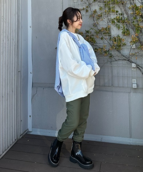 RODEO CROWNS WIDE BOWL（ロデオクラウンズワイドボウル）の「DREAMSTRETCH WARM EASYJOGPANTS（その他パンツ・レディース・ライトベージュ/ブラック/カーキ/ブルー/パープル・SMALL/MEDIUM）」の22枚目の写真