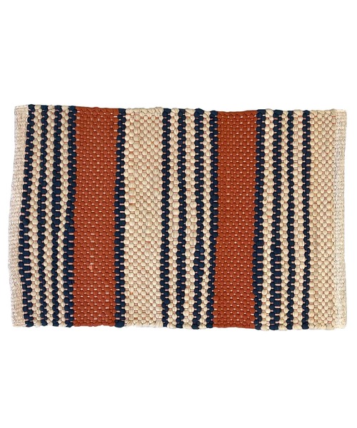 CANAL JEAN(キャナルジーン)の「DULTON COTTON CHINDI MAT コットンチンディマット/RN-0529-75(ラグ/マット・レディース・グリーン/テラコッタ・ONE SIZE)」の3枚目の写真