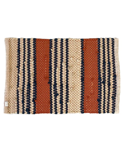 CANAL JEAN(キャナルジーン)の「DULTON COTTON CHINDI MAT コットンチンディマット/RN-0529-75(ラグ/マット・レディース・グリーン/テラコッタ・ONE SIZE)」の4枚目の写真