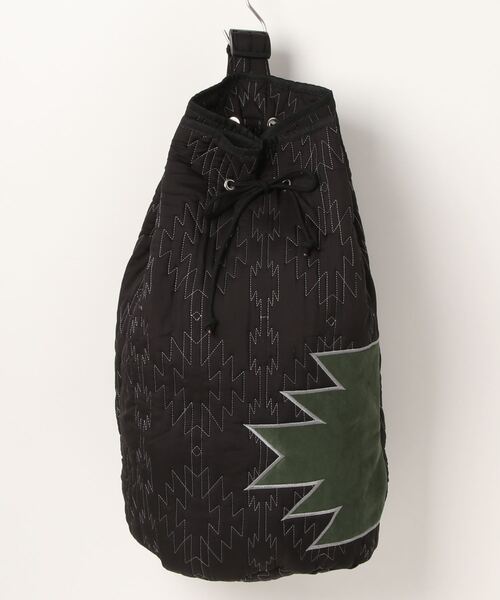 チャイハネ（チャイハネ）の「【チャイハネ】NOMADY キルトワンショルダーバッグ（バックパック/リュック・メンズ・ブラック/グリーン/ベージュ・FREE）」の2枚目の写真