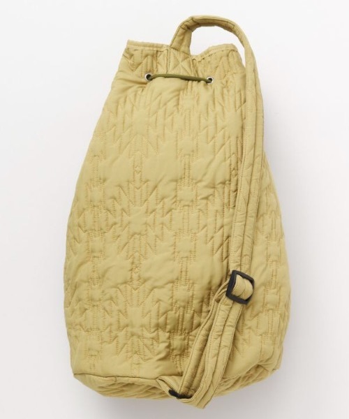 チャイハネ（チャイハネ）の「【チャイハネ】NOMADY キルトワンショルダーバッグ（バックパック/リュック・メンズ・ブラック/グリーン/ベージュ・FREE）」の10枚目の写真