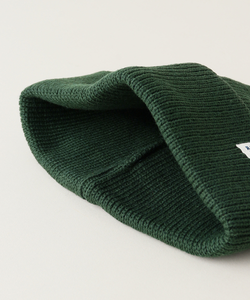 ANGLAN（アングラン）の「【ANGLAN / アングラン】Label Essential Beanie（ニットキャップ/ビーニー・レディース・ブラック/オレンジ/グリーン/ネイビー・FREE）」の9枚目の写真