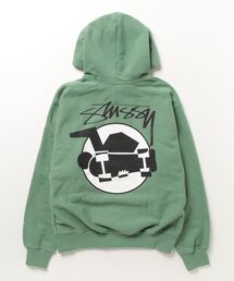 Stussy パーカー USA製　M　ミントグリーン 中古・古着通販】stussy (ステューシー) プルオーバーパーカー