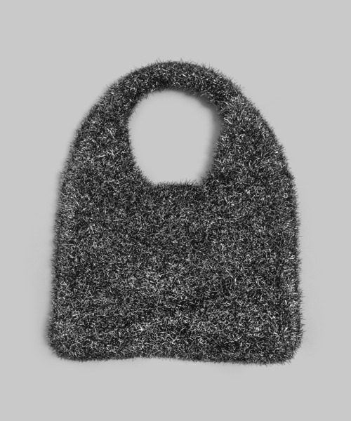 minia（ミニア）の「ラメシャギーニットミニバッグ（ハンドバッグ・レディース・ブラック/シルバー/レッド・FREE）」の16枚目の写真