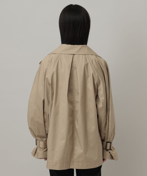 キャンディースリーブショートトレンチコート（トレンチコート）｜A