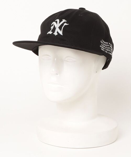 ACAPULCO GOLD(アカプルコゴールド)の「ACAPULCO GOLD / NY LOGO 6-PANEL CAP(キャップ・メンズ・ブラック・ONE SIZE)」の1枚目の写真