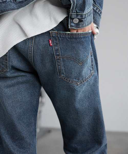 Levi's（リーバイス）の「LEVI’S(R) / リーバイス(R) 別注 501(R) Selvedge INDIGO L30（デニムパンツ・メンズ・ダークブルー・33/30/31/34/32）」の6枚目の写真