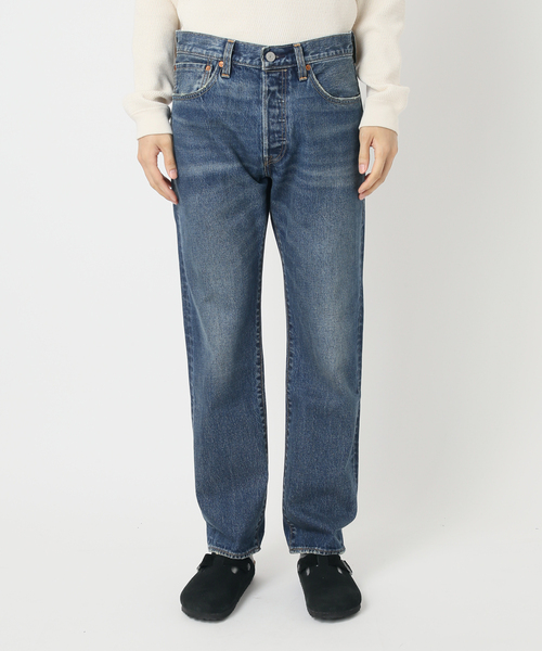 Levi's（リーバイス）の「LEVI’S(R) / リーバイス(R) 別注 501(R) Selvedge INDIGO L30（デニムパンツ・メンズ・ダークブルー・33/30/31/34/32）」の2枚目の写真
