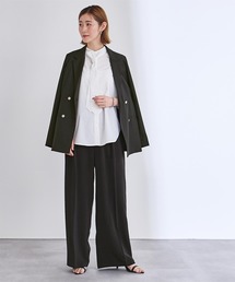 ワンタックハイウエストワイドパンツ