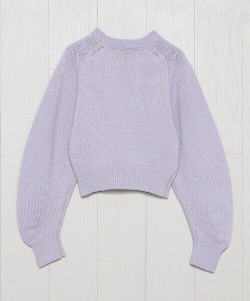 H beauty&youth UNITED ARROWS ニット　プルオーバー H＞モヘヤナイロンウール ショートニットプルオーバー（ニット