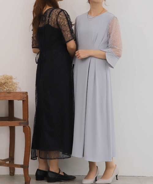 mil（ミル）の「【150㎝前後の小柄さんサイズ】レースレイヤード