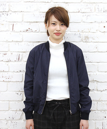 CIAOPANIC | 【Ciaopanic】　C/NウェザーカモフラリバーシブルＭＡ-1(ノーカラージャケット)