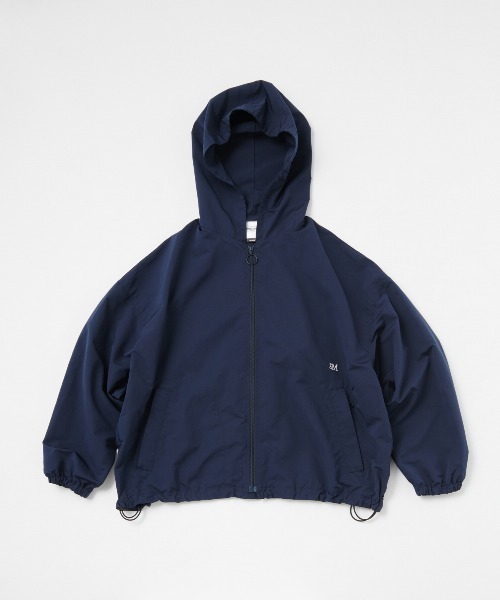PARROTT CANVAS（パロットキャンバス）の「PARK BLOUSON/パーク ブルゾン（ブルゾン・レディース・ネイビー/ブラウン・ONE SIZE）」の6枚目の写真
