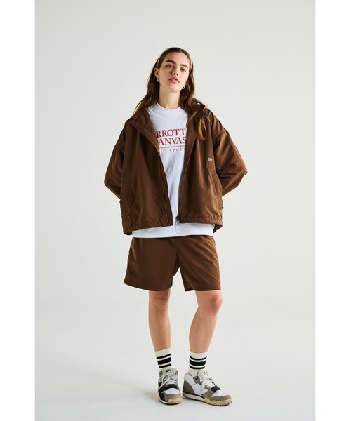 PARROTT CANVAS（パロットキャンバス）の「PARK BLOUSON/パーク ブルゾン（ブルゾン・レディース・ネイビー/ブラウン・ONE SIZE）」の12枚目の写真