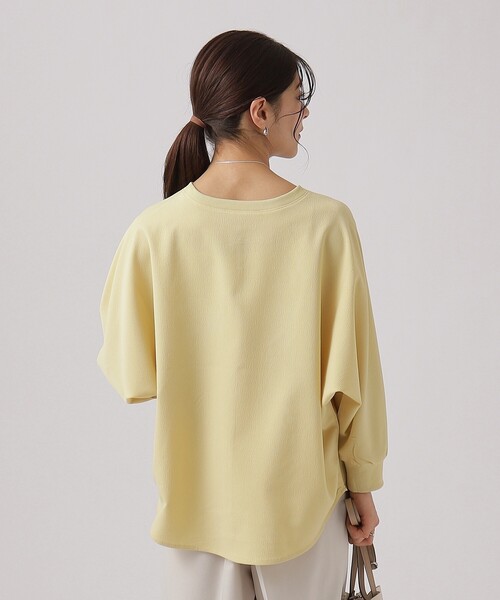 DRESKIP（ドレスキップ）の「◆【洗える/イージーケア】リブ切替 ドルマンブラウス（シャツ/ブラウス・レディース・ライトブルー/ライトベージュ/イエロー系その他/スモーキーグリーン系/ブラック/オレンジ系・00）」の14枚目の写真