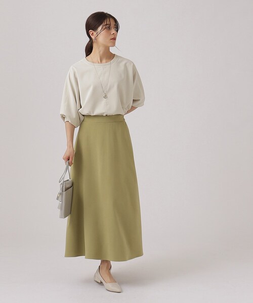 DRESKIP（ドレスキップ）の「◆【洗える/イージーケア】リブ切替 ドルマンブラウス（シャツ/ブラウス・レディース・ライトブルー/ライトベージュ/イエロー系その他/スモーキーグリーン系/ブラック/オレンジ系・00）」の16枚目の写真