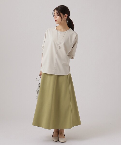 DRESKIP（ドレスキップ）の「◆【洗える/イージーケア】リブ切替 ドルマンブラウス（シャツ/ブラウス・レディース・ライトブルー/ライトベージュ/イエロー系その他/スモーキーグリーン系/ブラック/オレンジ系・00）」の17枚目の写真