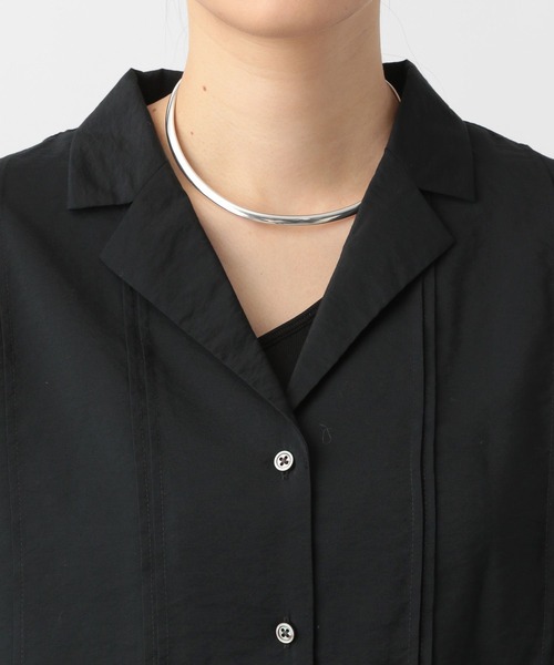 A part by（アパートバイ）の「カイキンシアーショートシャツ（シャツ/ブラウス・レディース・ブラック/オフホワイト/グレー系その他/ライトベージュ・FREE）」の11枚目の写真