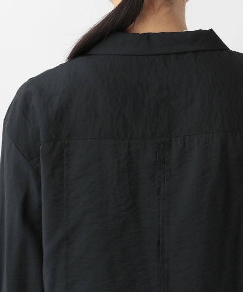 A part by（アパートバイ）の「カイキンシアーショートシャツ（シャツ/ブラウス・レディース・ブラック/オフホワイト/グレー系その他/ライトベージュ・FREE）」の7枚目の写真