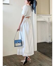 RESEXXY | ウエストクロスフレアワンピース(ワンピース)