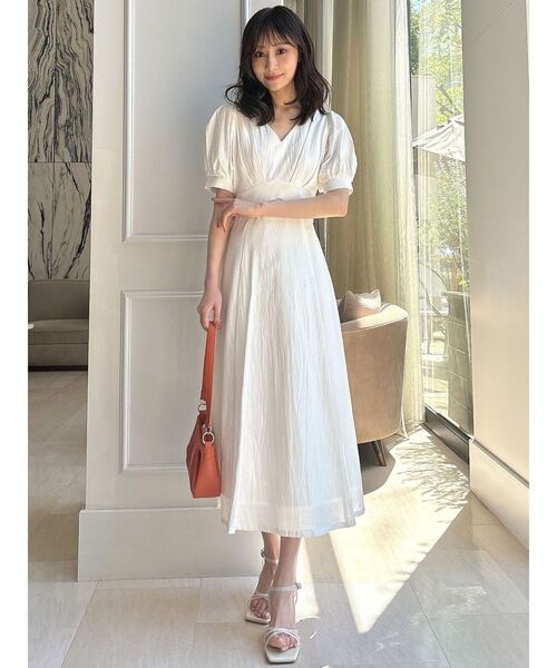 RESEXXY（リゼクシー）の「ウエストクロスフレアワンピース