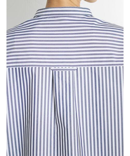 CRAFT STANDARD BOUTIQUE（クラフトスタンダードブティック）の「プランサーボタンシャツワンピース（シャツワンピース・レディース・ブラック系その他2/ブルー系その他6/オフホワイト/サックスブルー系3・FREE）」の13枚目の写真