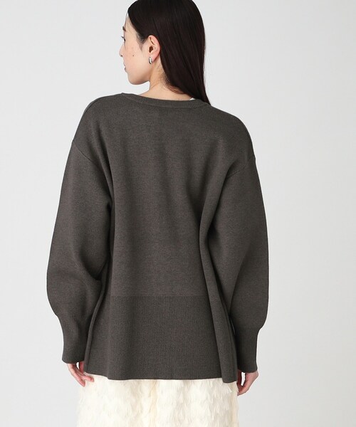 THE SHOP TK (ザ ショップ ティーケー )の「◆キーネックミドル丈カーデ【手洗い可】(カーディガン/ボレロ・レディース・ライトグレー/ライトグリーン/スミクロ・12/13)」の17枚目の写真