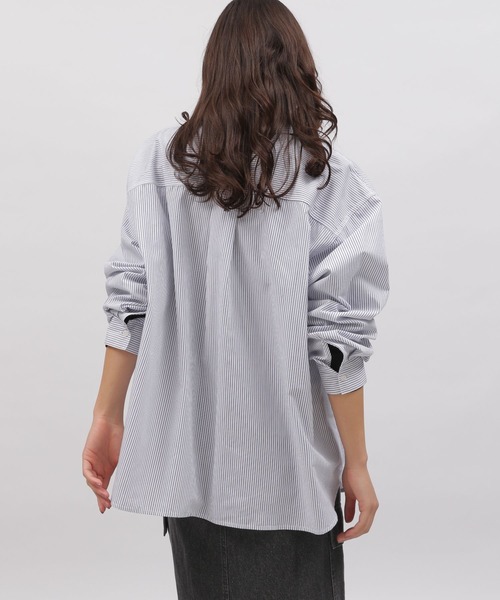 LAKOLE(ラコレ)の「ストライプシャツ / 106441(シャツ/ブラウス・レディース・オフホワイト/サックスブルー/ライトブルー/ライトグリーン・SMALL/MEDIUM)」の16枚目の写真