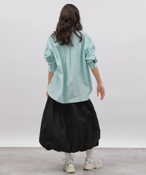 LAKOLE(ラコレ)の「ストライプシャツ / 106441(シャツ/ブラウス・レディース・オフホワイト/サックスブルー/ライトブルー/ライトグリーン・SMALL/MEDIUM)」の11枚目の写真